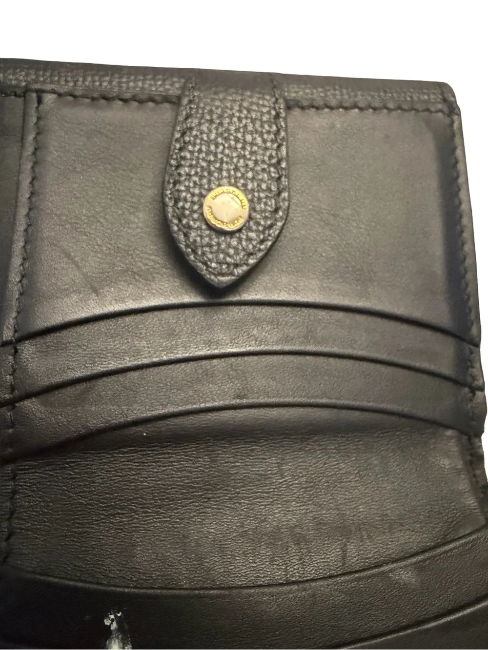 🔥Authentic Burberry Black & Beige Small Fold Wallet